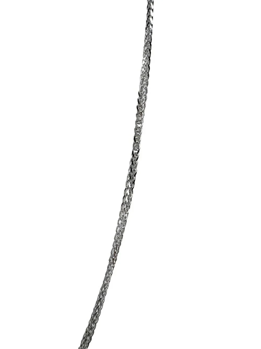 Solid 999 Fine Silver Chopin Chain Necklace 1.2mm 18
